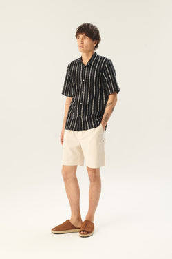 Rue de Tokyo PIKE SOFT COTTON TENCEL SHORTS SAND