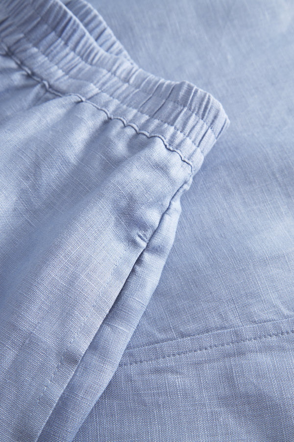 Rue de Tokyo PILAR LIGHT LINEN SKIRTS OCEAN BLUE