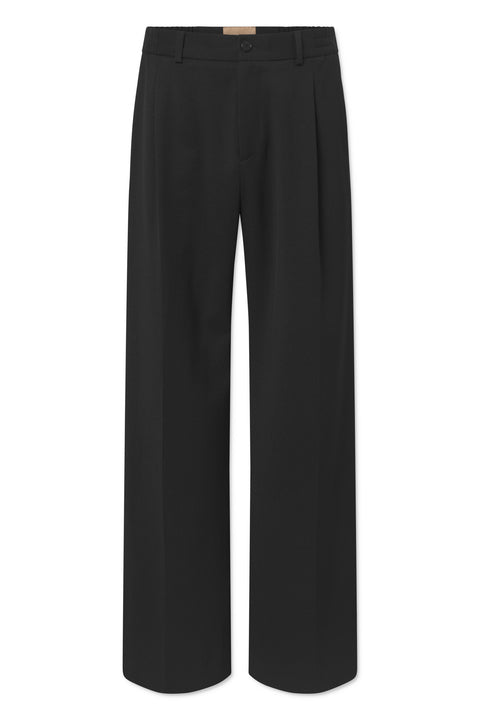 Rue de Tokyo PILOT JAPAN WOOL BLEND PANTS BLACK