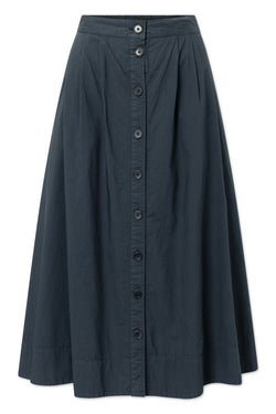 Rue de Tokyo PIPPA GARMENT DYED POPLIN SKIRTS DARK NAVY