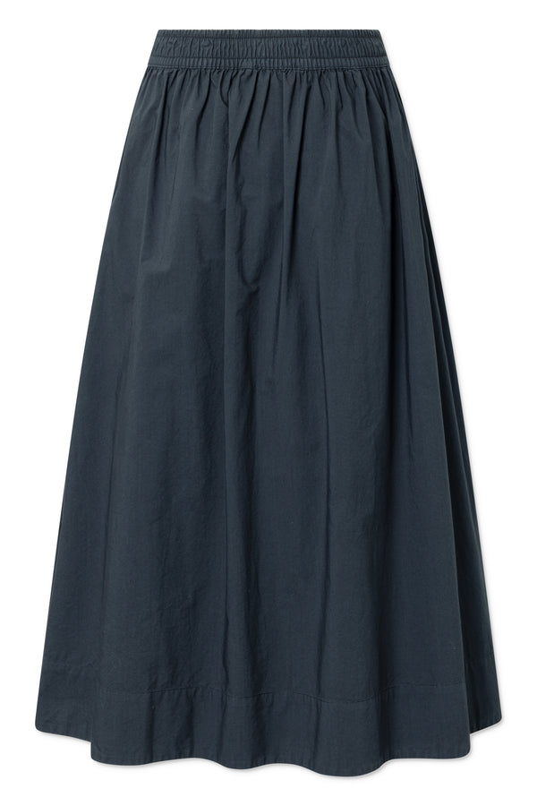 Rue de Tokyo PIPPA GARMENT DYED POPLIN SKIRTS DARK NAVY