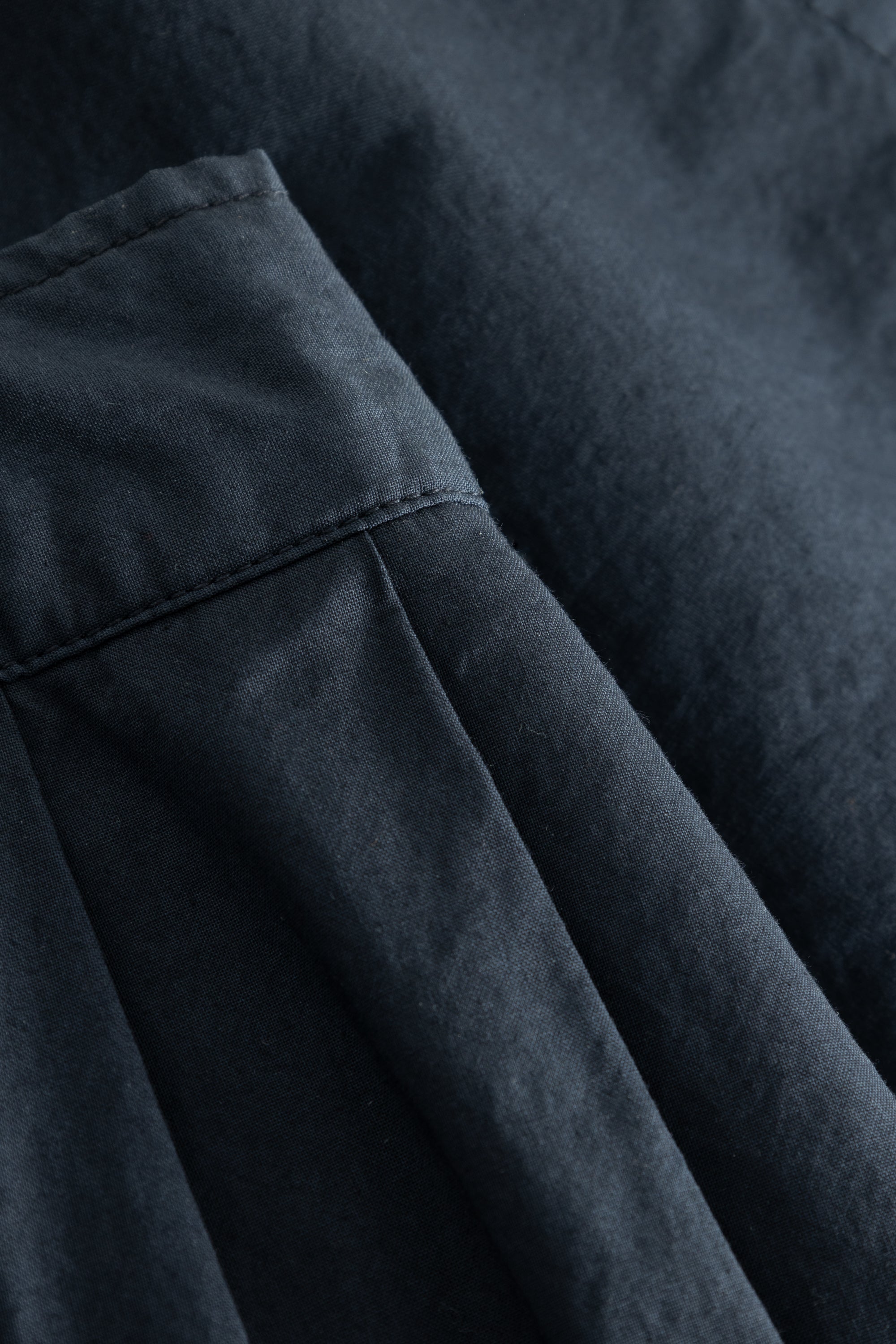 Rue de Tokyo PIPPA GARMENT DYED POPLIN SKIRTS DARK NAVY