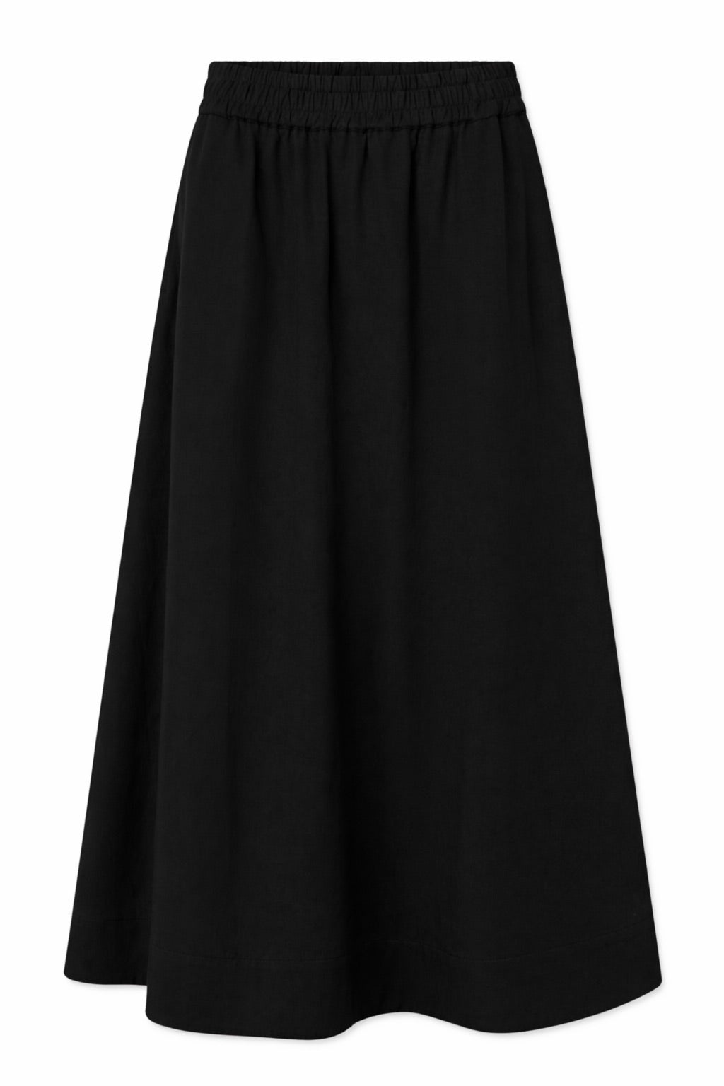 Rue de Tokyo PISCES SANDWASHED CT TENCEL Skirts BLACK