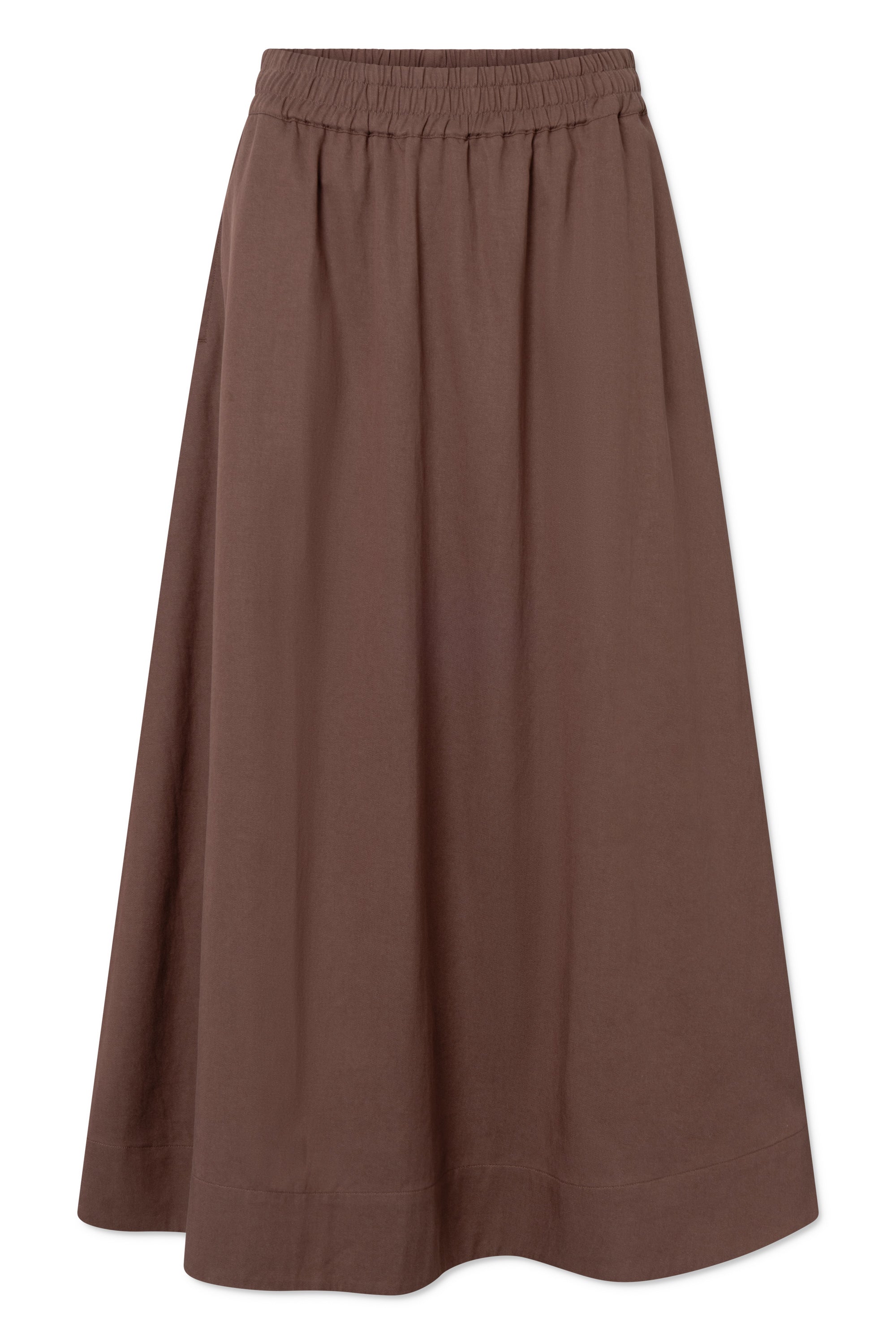 Rue de Tokyo PISCES SANDWASHED CT TENCEL Skirts FADED MAROON