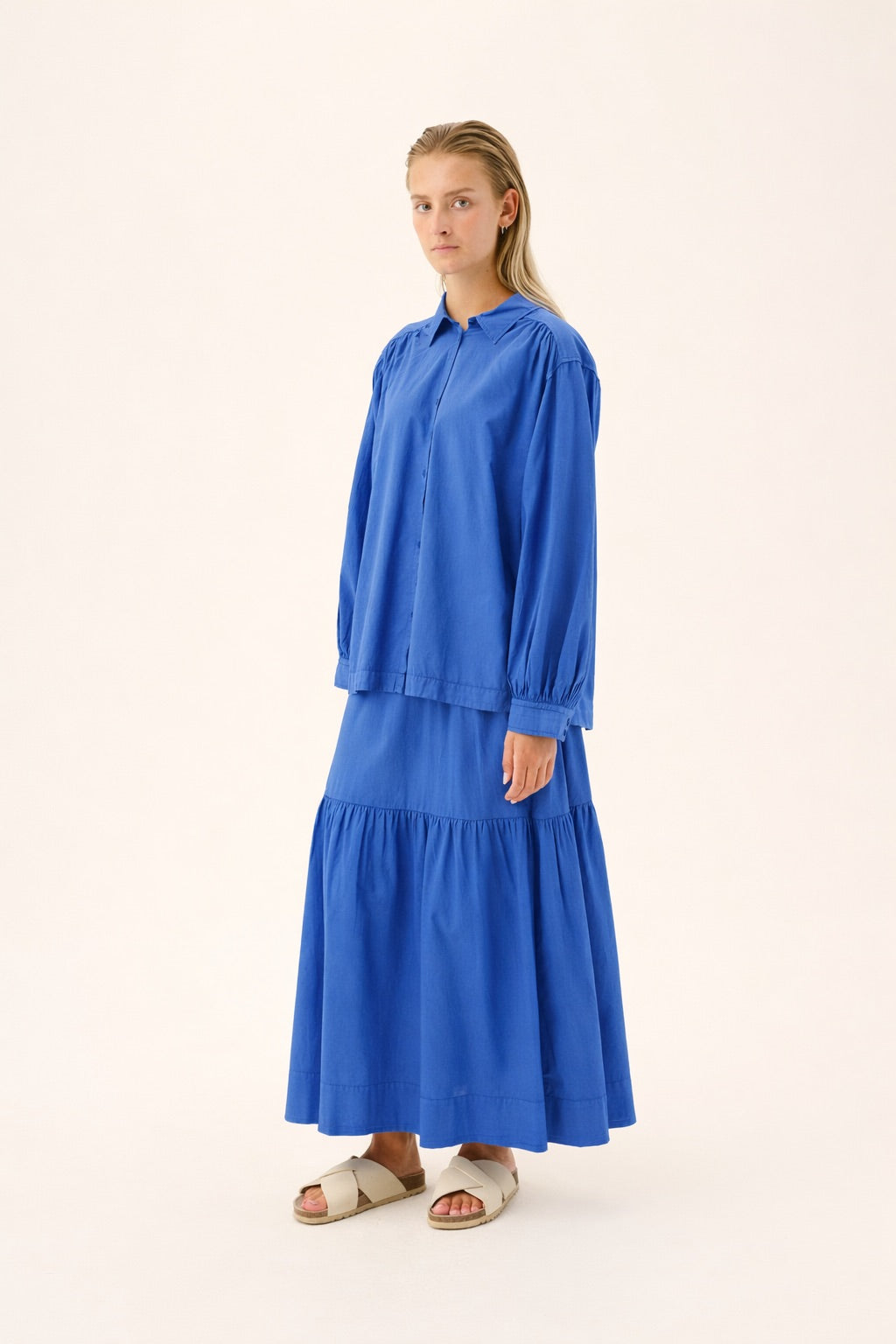 Rue de Tokyo POEMU GMTD VOILE Skirts BEAUCOUP BLUE