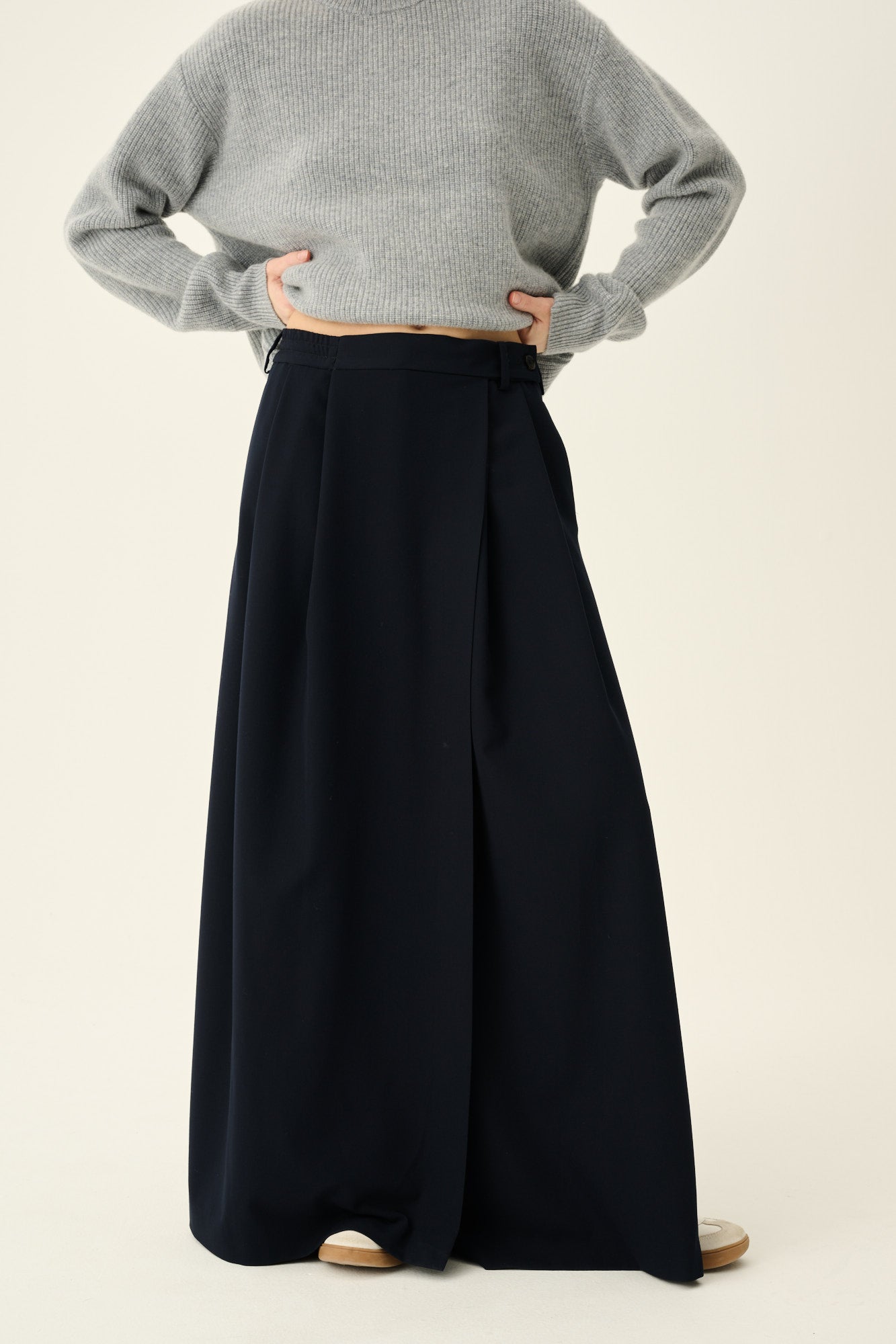 Rue de Tokyo POETRY SOLID TAILORING Pants NAVY