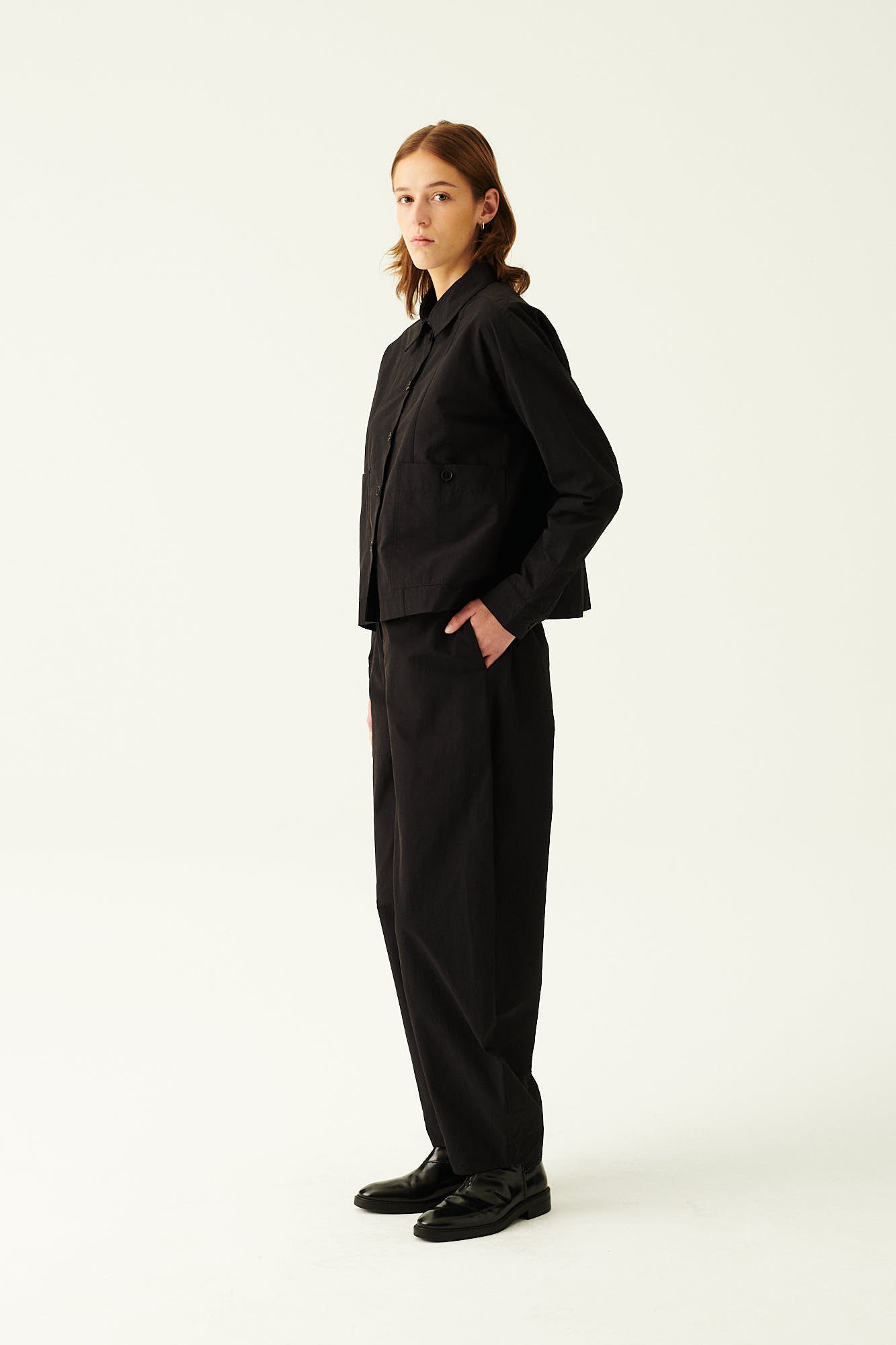 Rue de Tokyo POLARIS COTTON TECH Pants BLACK