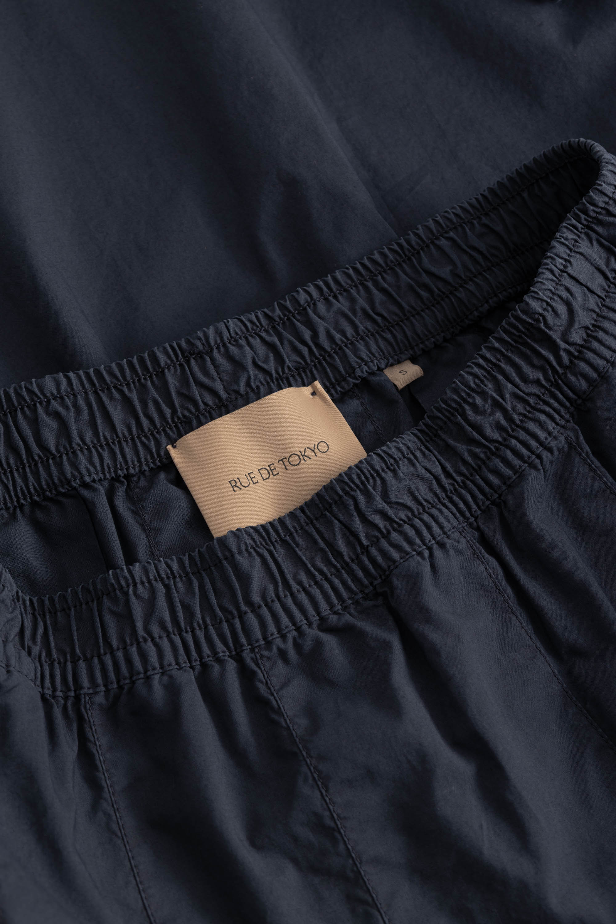 Rue de Tokyo POLLY GMTD POPLIN Skirts DARK NAVY