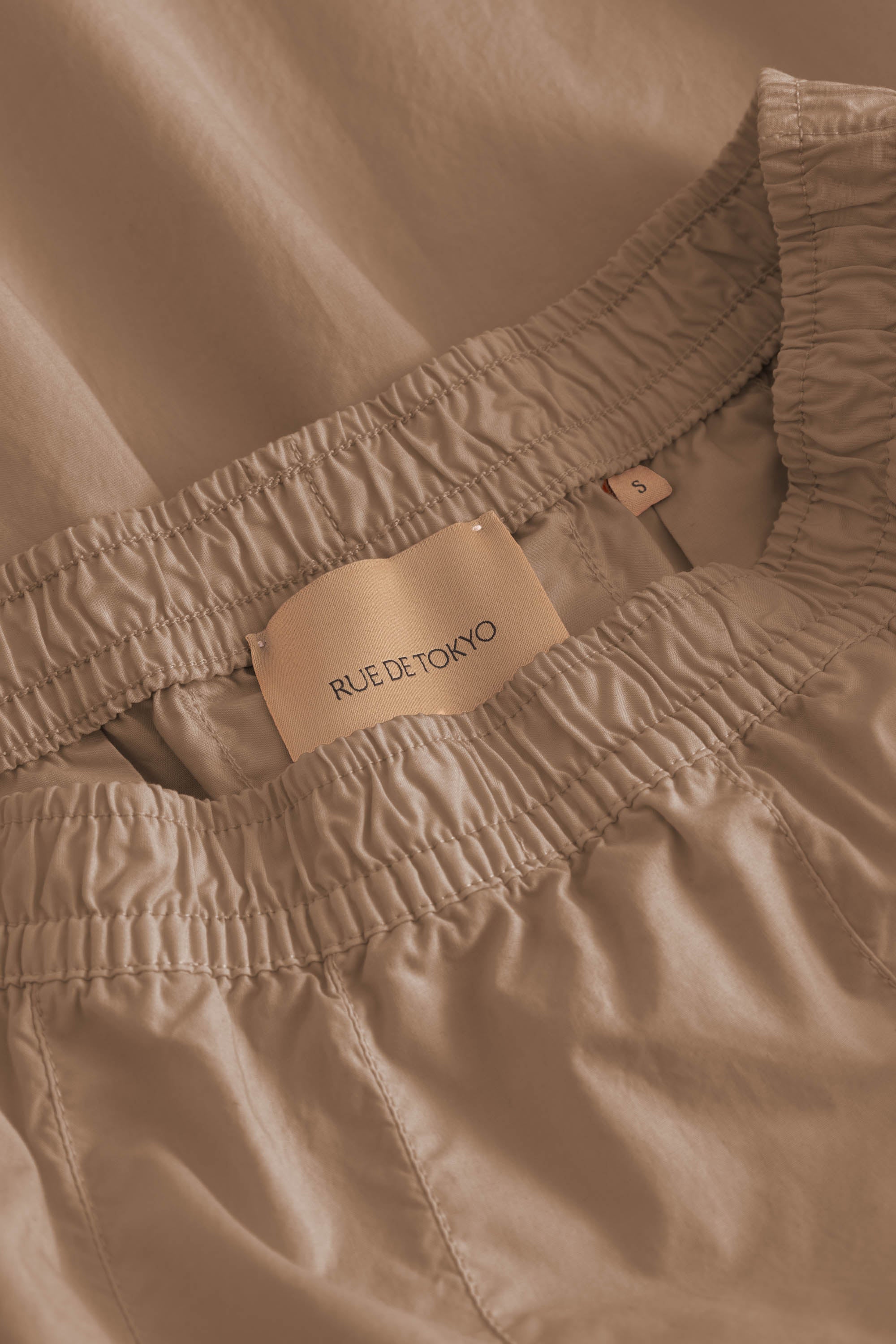 Rue de Tokyo POLLY GMTD POPLIN Skirts MOCHA