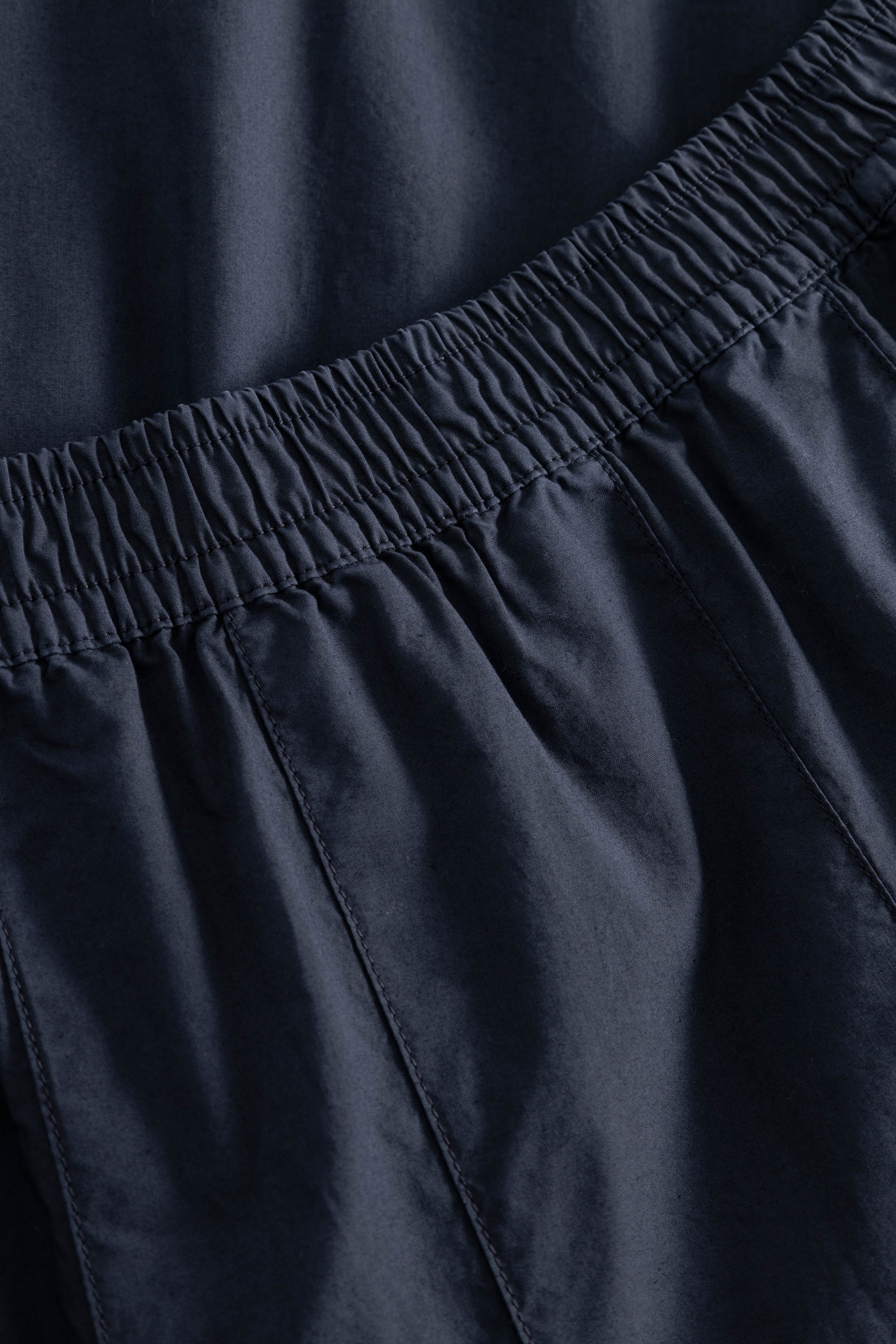 Rue de Tokyo POLLY ORGANIC GARMENT DYED POPLIN Skirts DARK NAVY