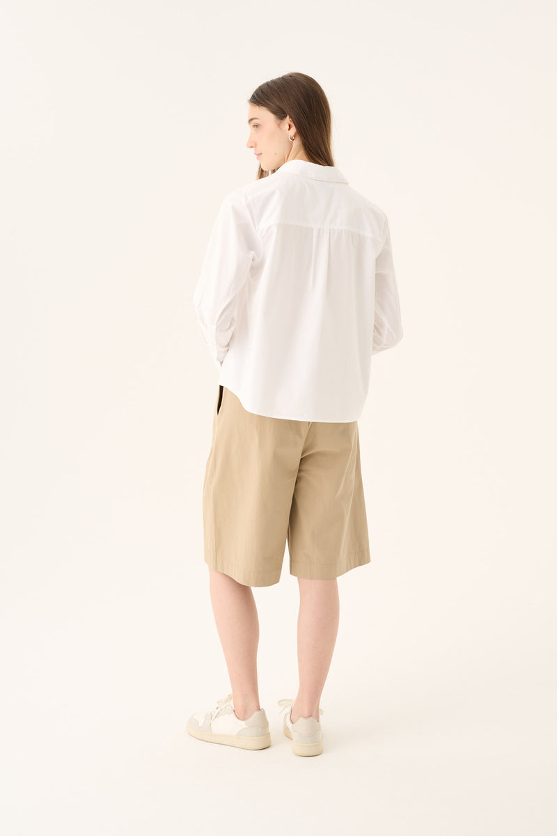 Rue de Tokyo PREMA COTTON TWILL SHORTS KHAKI