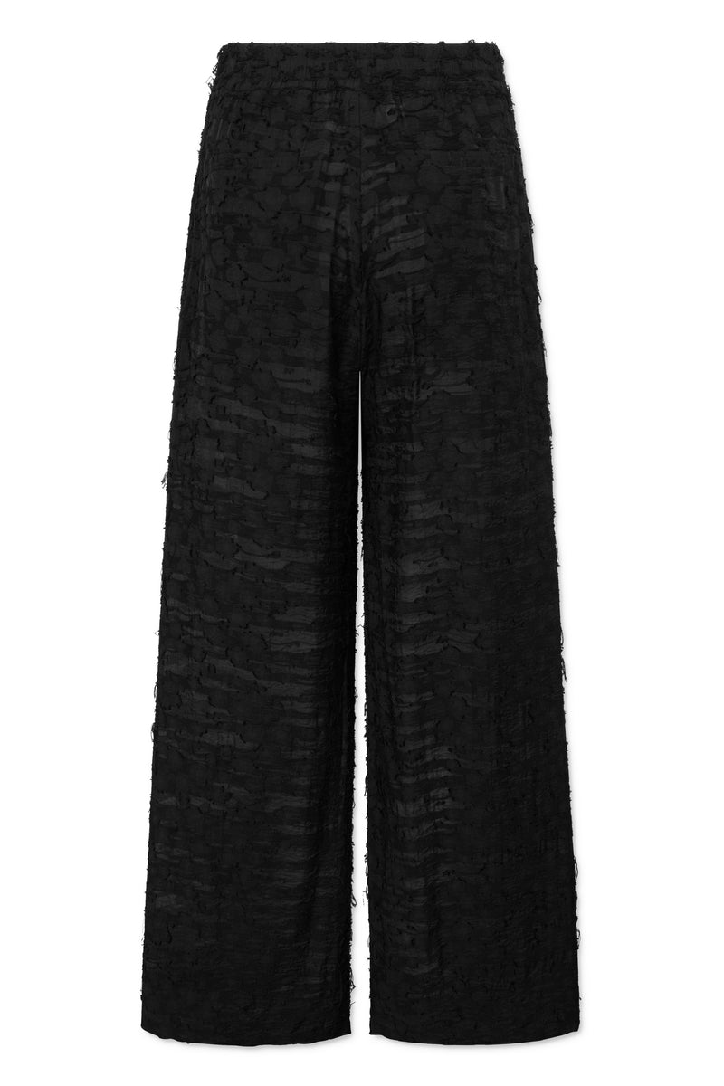 Rue de Tokyo PRISILA TEXTURED TENCEL Pants BLACK
