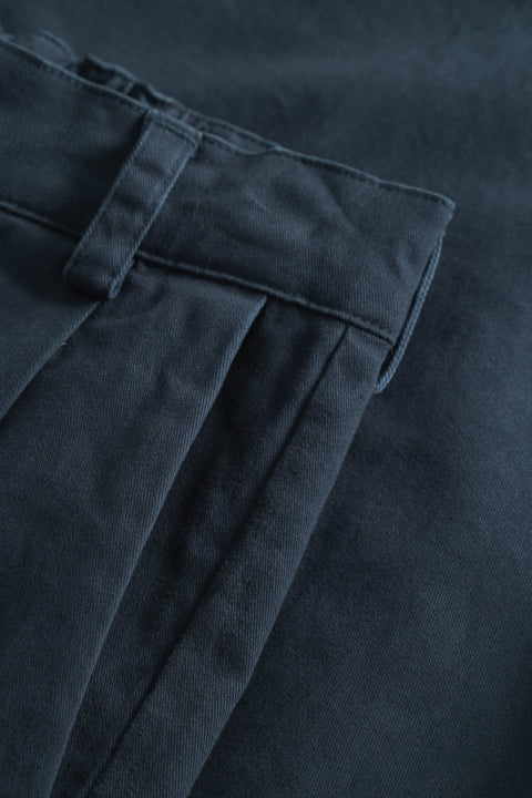 Rue de Tokyo PRUDIE PRE DYED TWILL PANTS DARK NAVY