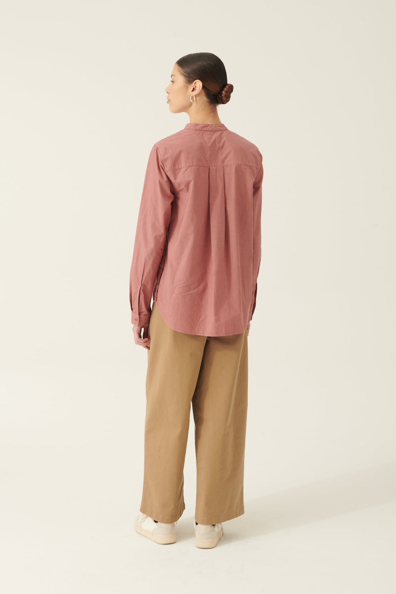 Rue de Tokyo PRUDIE PRE DYED TWILL PANTS LIGHT BROWN