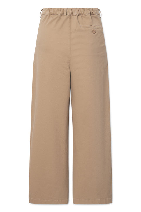 Rue de Tokyo PRUDIE PRE DYED TWILL PANTS LIGHT BROWN