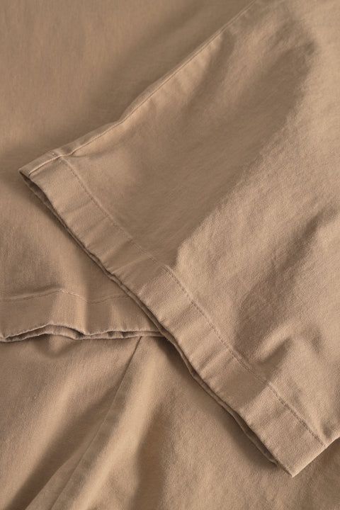 Rue de Tokyo PRUDIE PRE DYED TWILL PANTS LIGHT BROWN