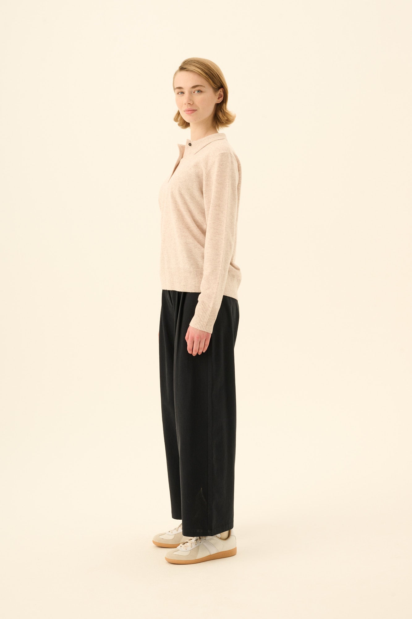 Rue de Tokyo PRUDIE SANDWASHED CT TENCEL Pants NAVY