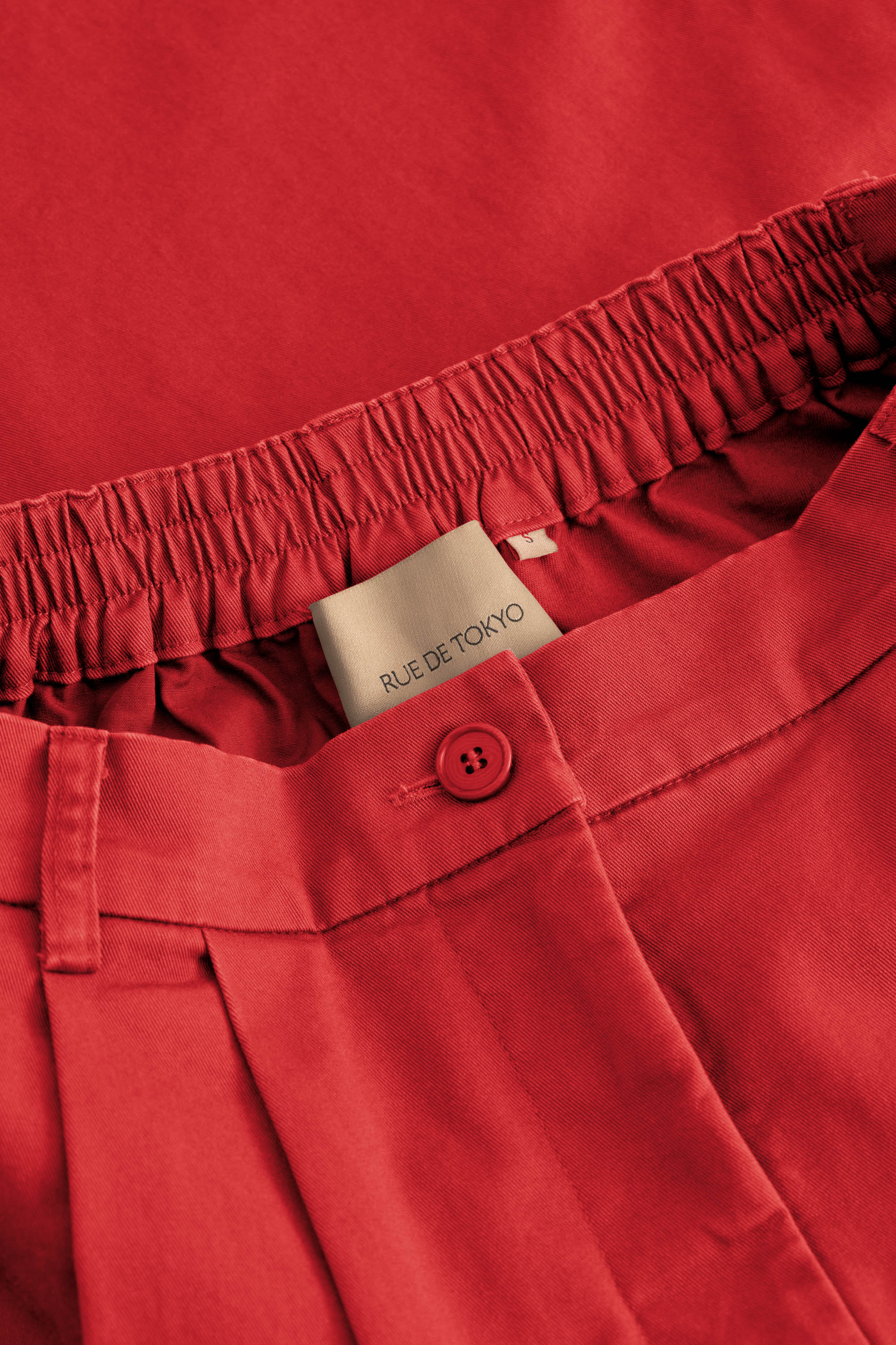 Rue de Tokyo PRUDIE TWILL Pants BITTERSWEET RED