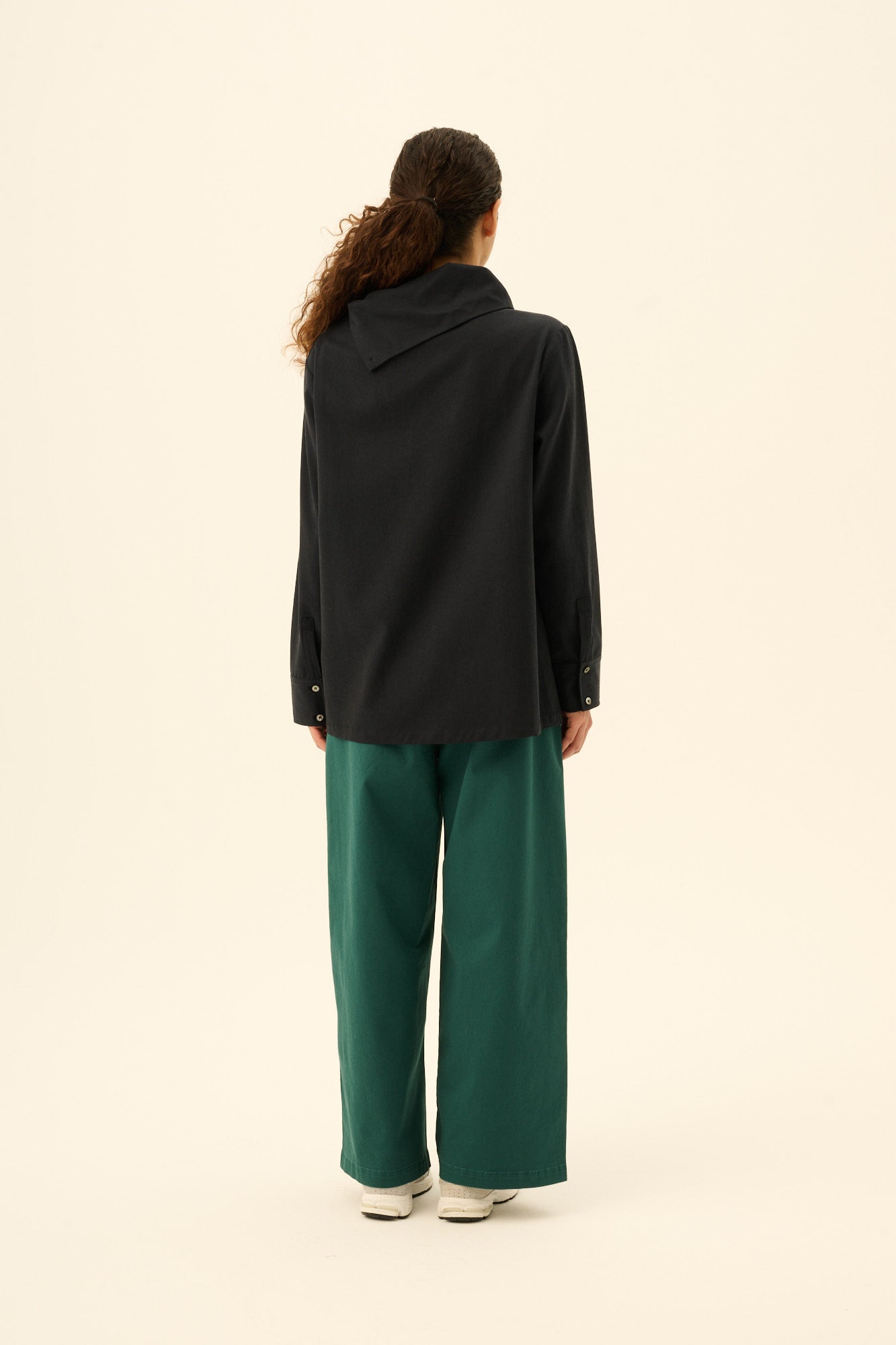 Rue de Tokyo PRUDIE TWILL Pants DARK PINE GREEN