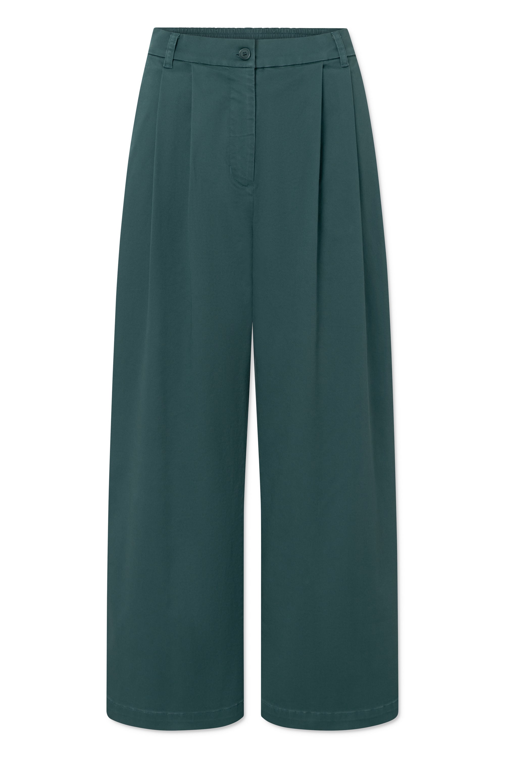 Rue de Tokyo PRUDIE TWILL Pants DARK PINE GREEN
