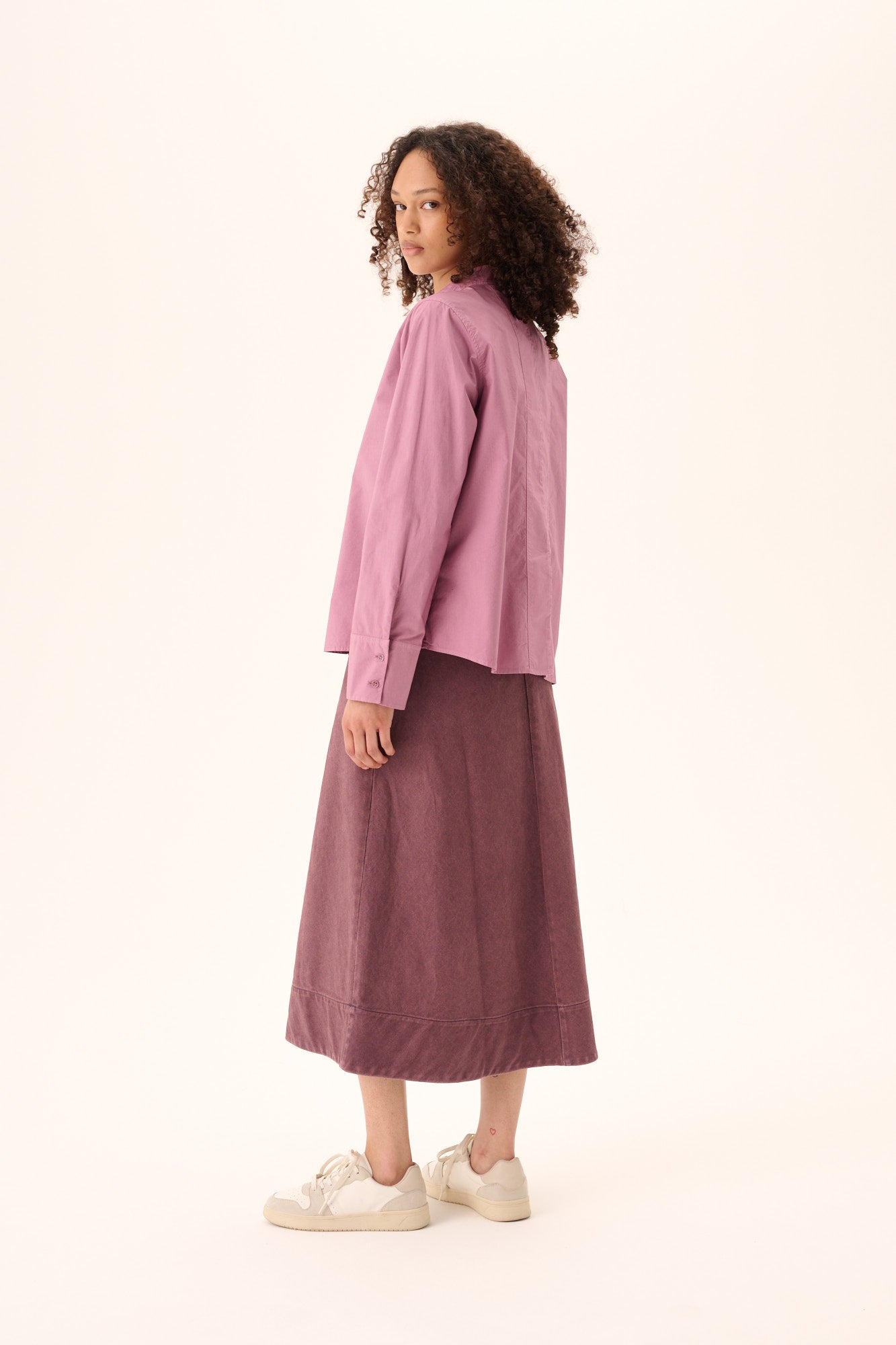 Rue de Tokyo PRYMA FADED TWILL Skirts FADED MAUVE