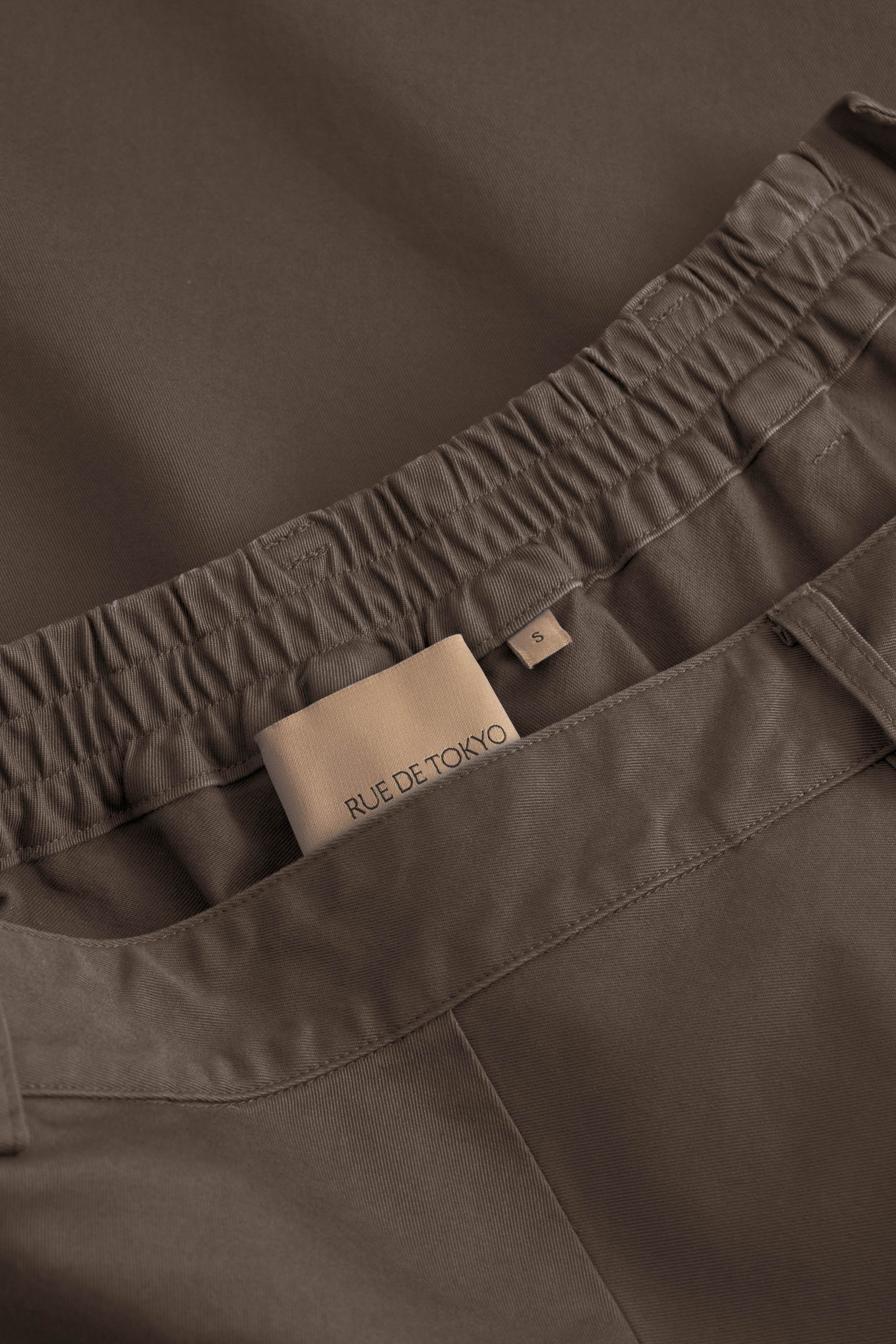 Rue de Tokyo PRYMA TWILL Skirts MALT BROWN
