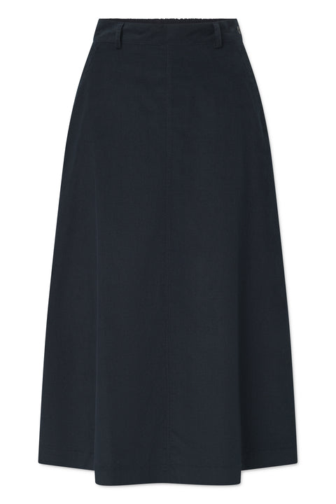 Rue de Tokyo PRYM BABY CORD GOTS Skirts NAVY