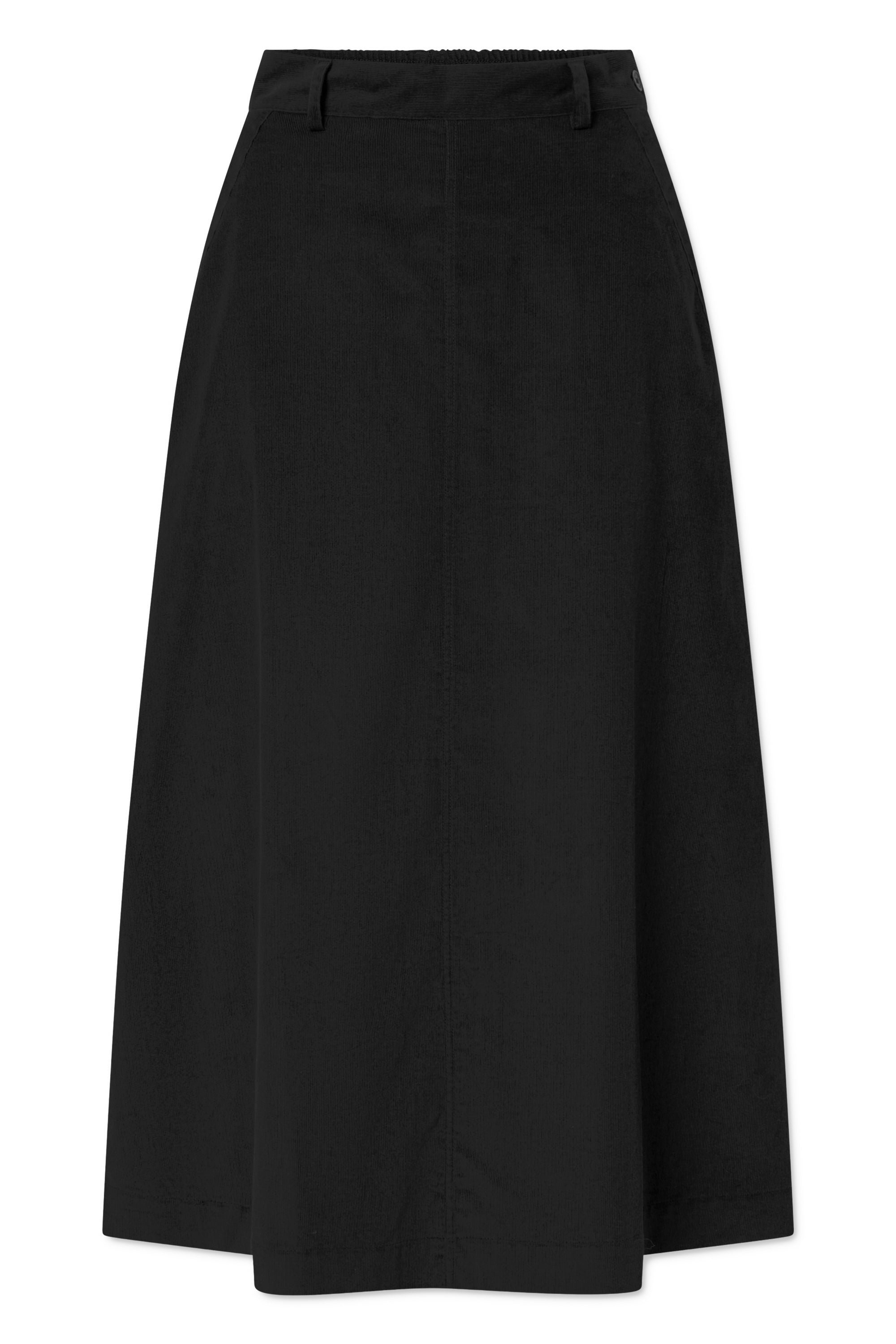 Rue de Tokyo PRYM STRUCTURED CORDUROY Skirts BLACK