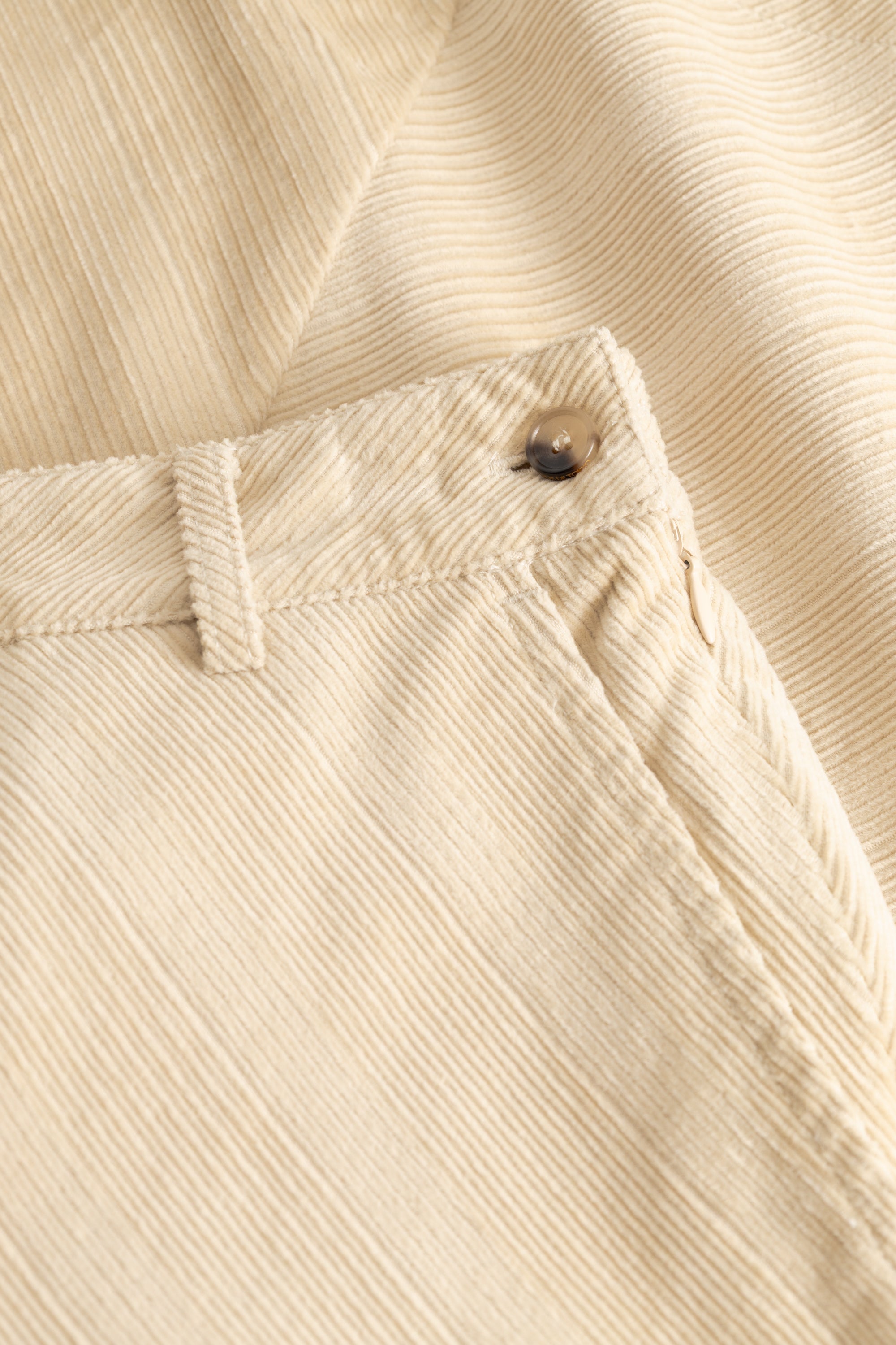 Rue de Tokyo PRYM STRUCTURED CORDUROY Skirts EGGSHELL