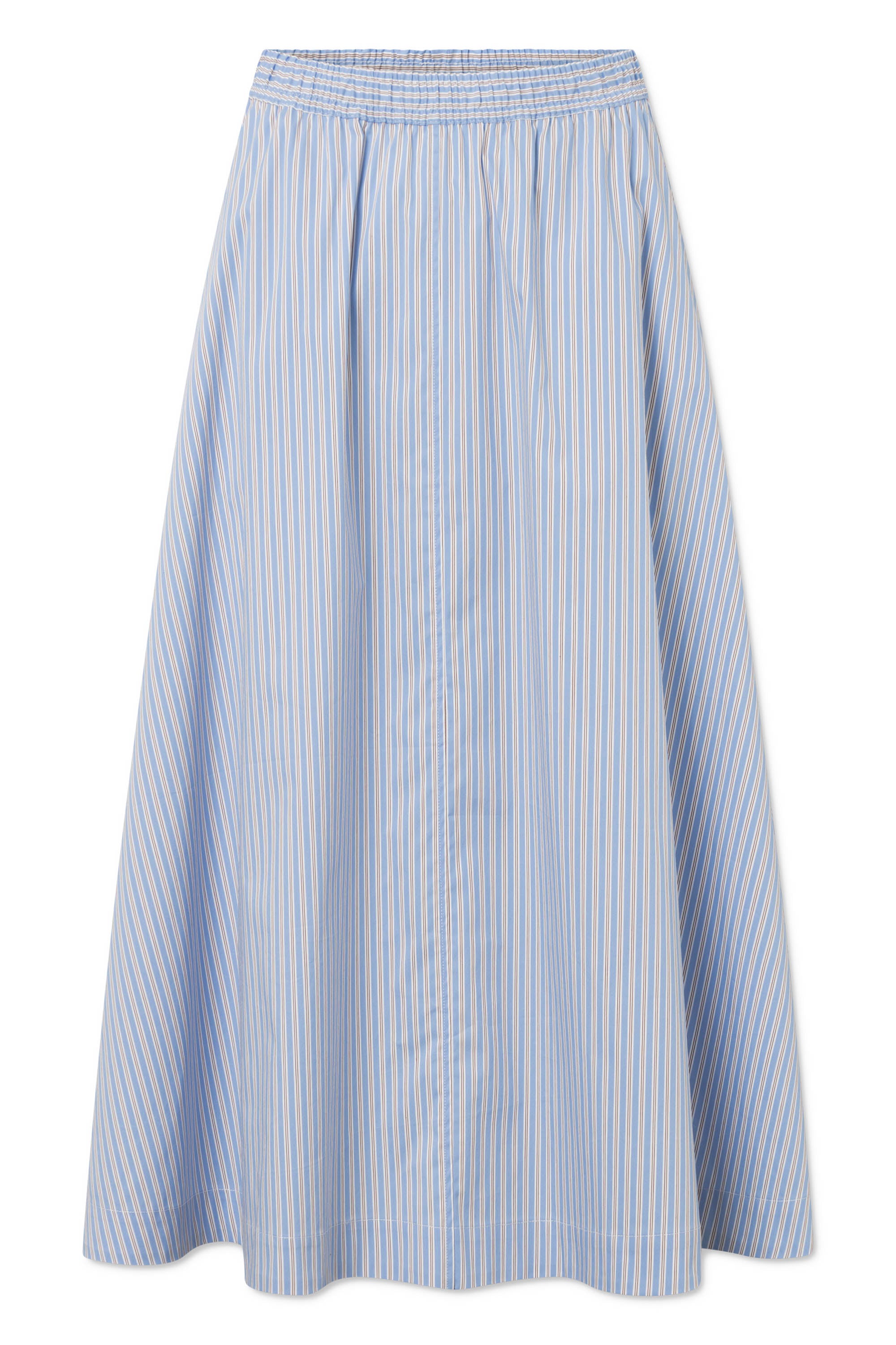 Rue de Tokyo PUCK DOUBLE STRIPE Skirts BLUE BROWN STRIPE