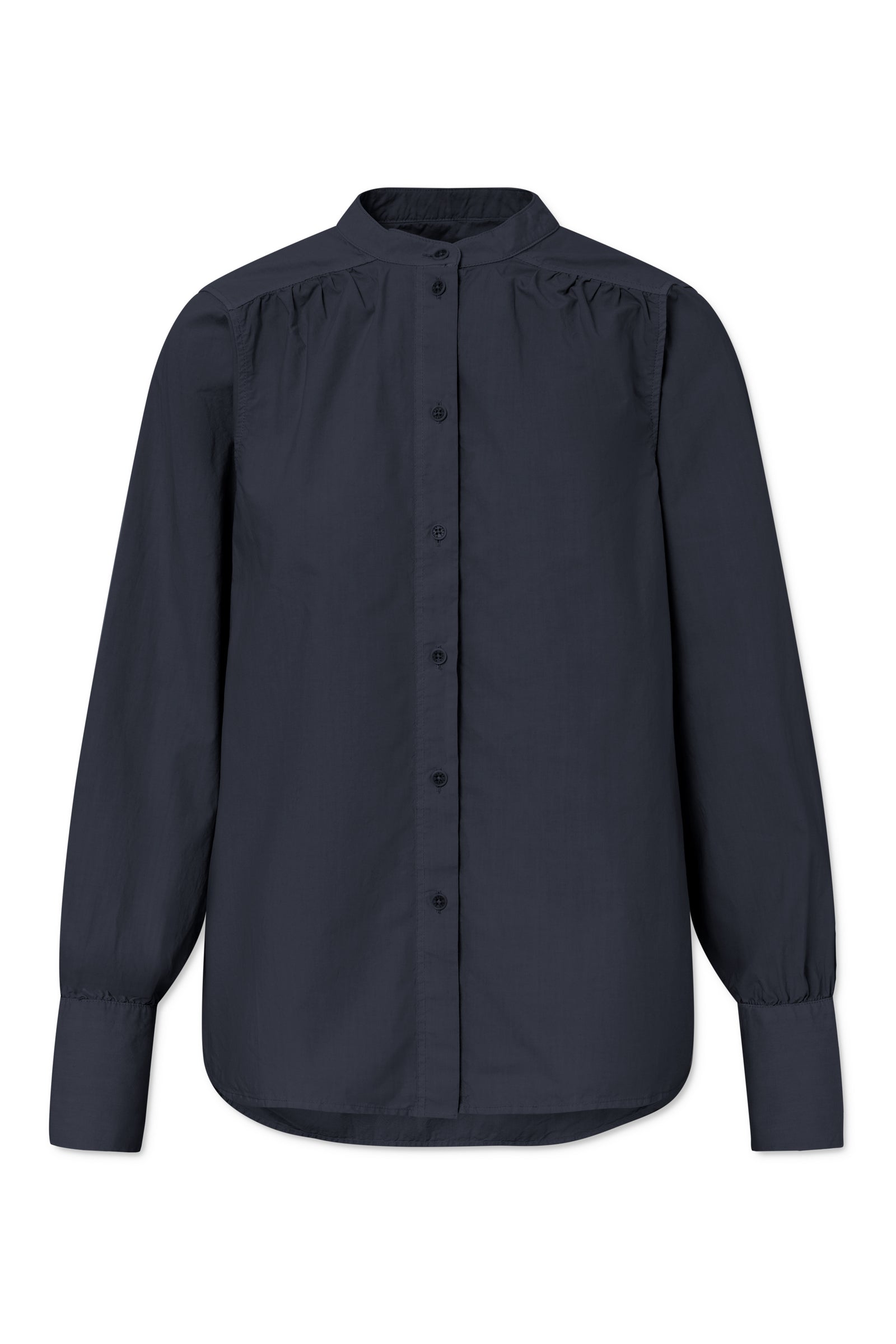 SABINE GARMENT DYED POPLIN - DARK NAVY – Rue De Tokyo