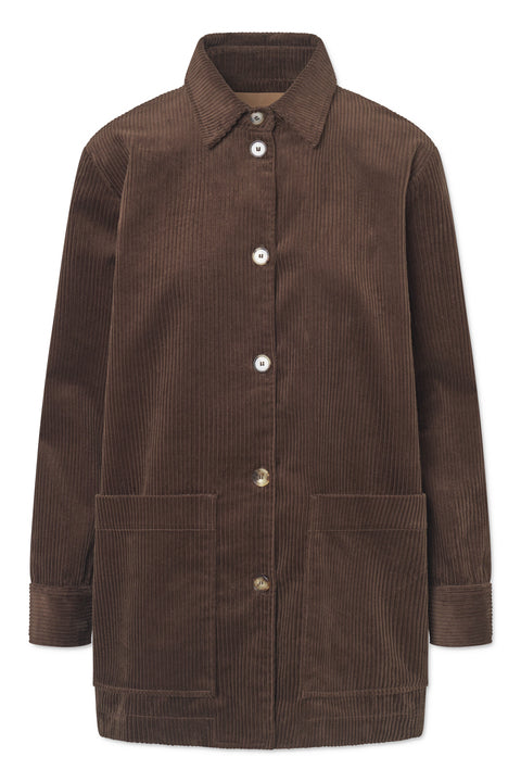 Rue de Tokyo SAIME HEAVY CORDUROY JACKETS DARK BROWN