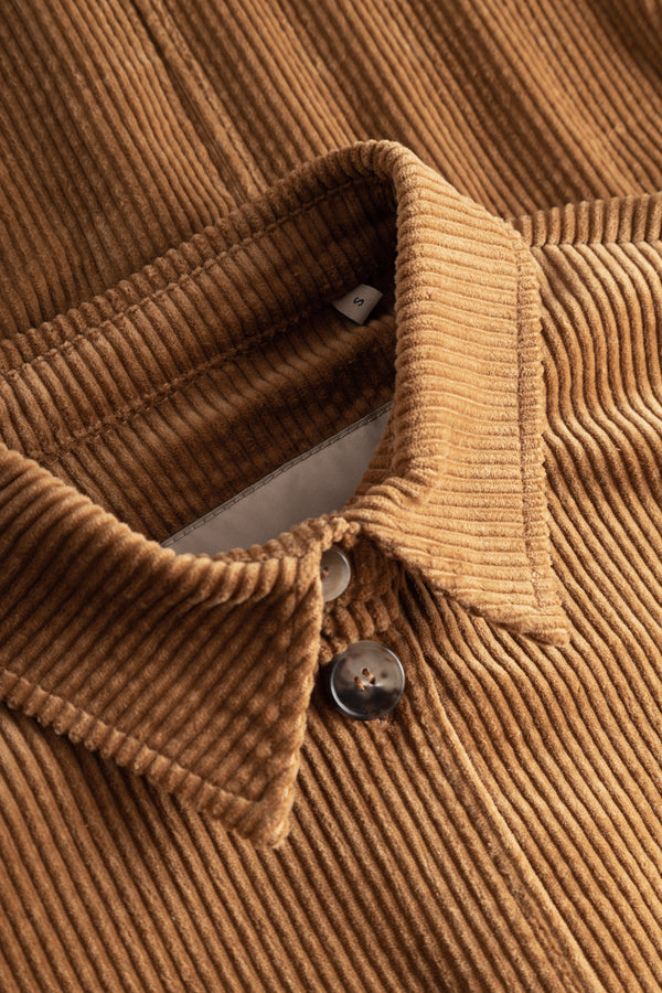 Rue de Tokyo SAIME HEAVY CORDUROY SHIRTS CARAMEL