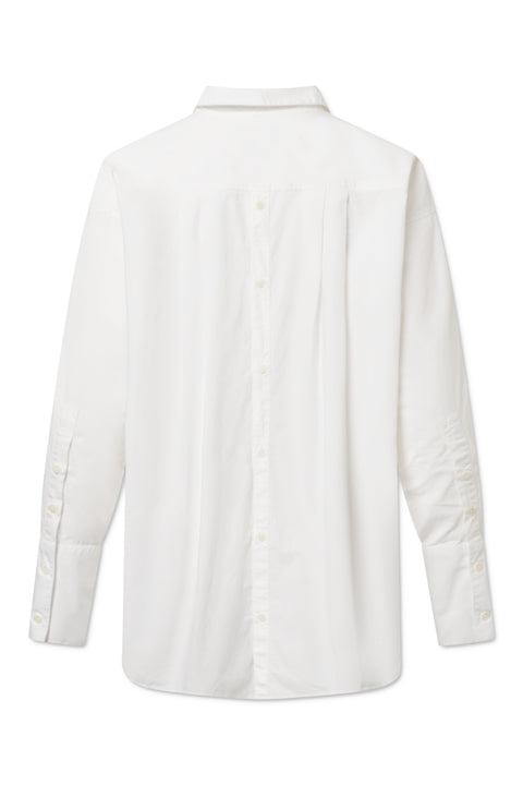 Rue de Tokyo SAKIKO GARMENT DYED POPLIN SHIRTS WHITE