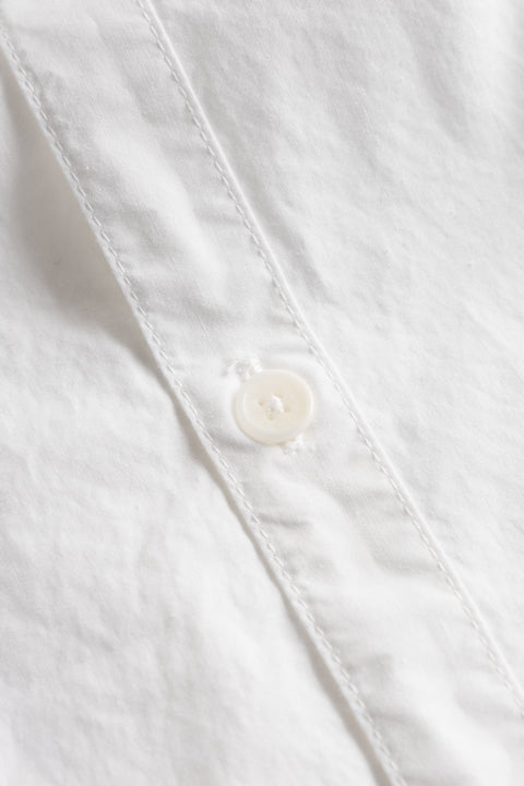 Rue de Tokyo SAKIKO GARMENT DYED POPLIN SHIRTS WHITE