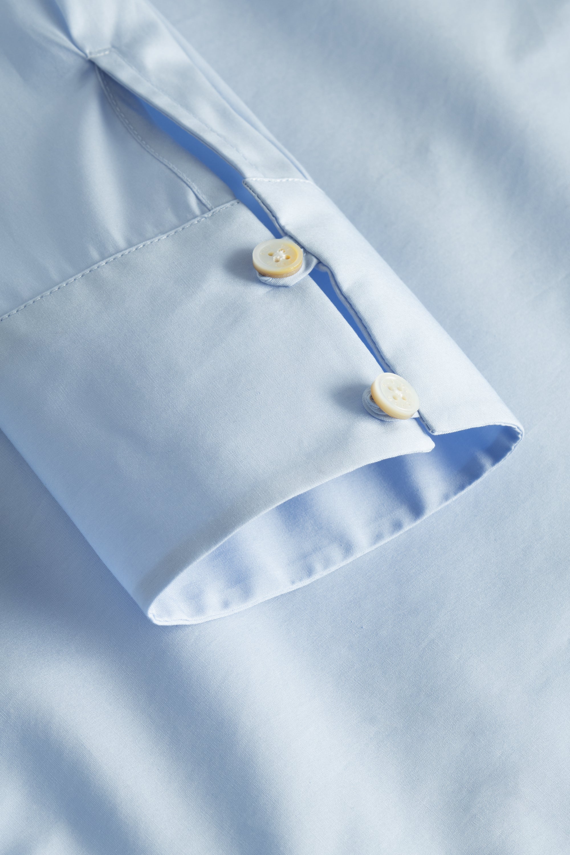 Rue de Tokyo SAMITA MAYFAIR SOLID SHIRTS LIGHT BLUE