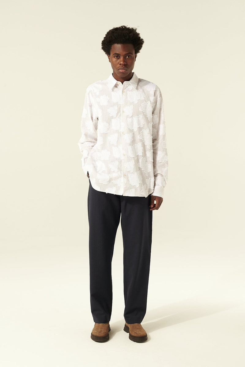 Rue de Tokyo SAMSON JAPANESE FLOWER SHIRTS SAND