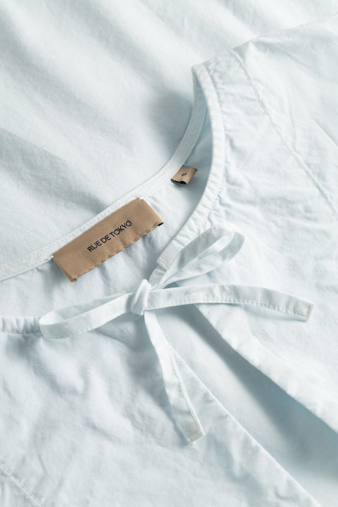 Rue de Tokyo SAPPHIRA GARMENT DYED POPLIN SHIRTS ICE MELT