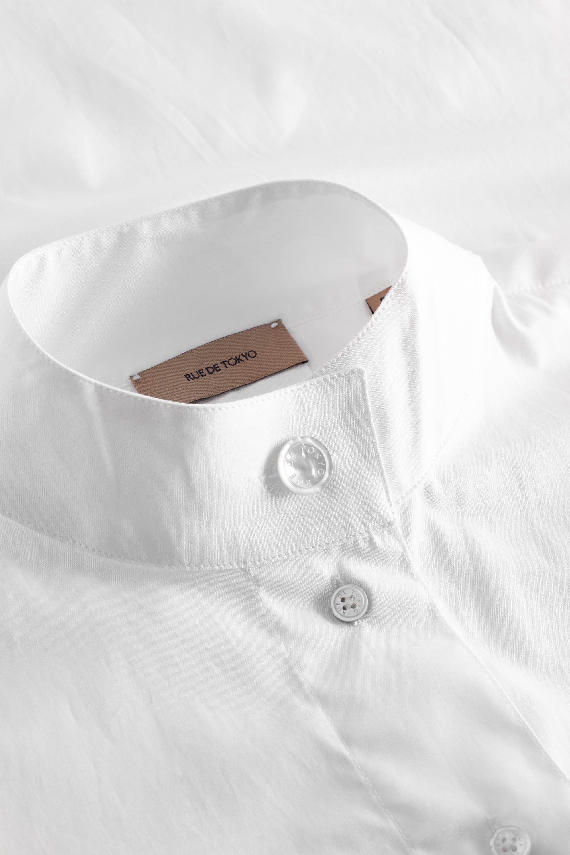 Rue de Tokyo SASCHA MAYFAIR SOLID SHIRTS WHITE