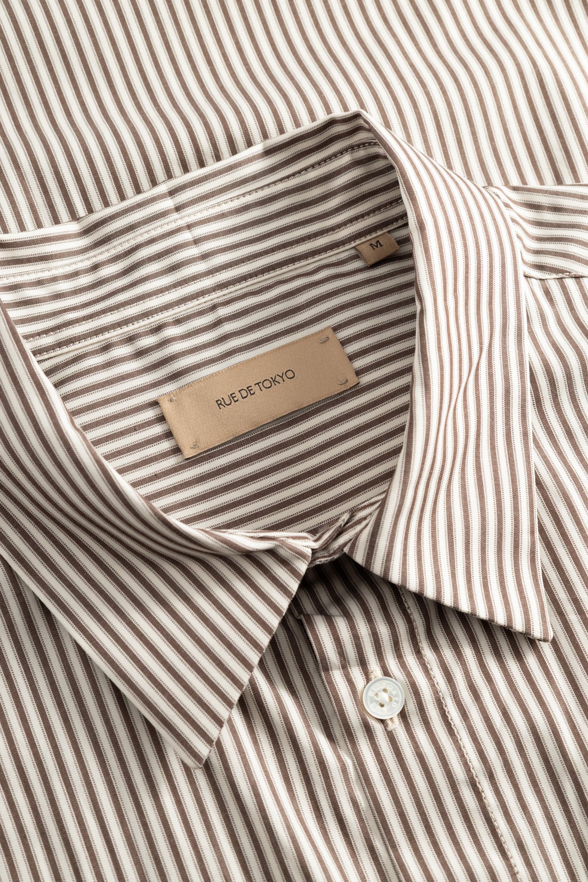 Rue de Tokyo SATOSHI MC00-5425 VENICE Shirts BROWN/WHITE