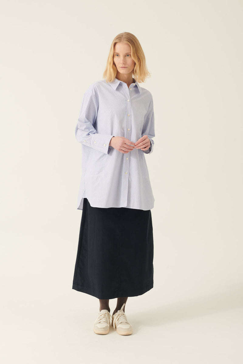 Rue de Tokyo SEKI OXFORD DOUBLE STRIPE SHIRTS