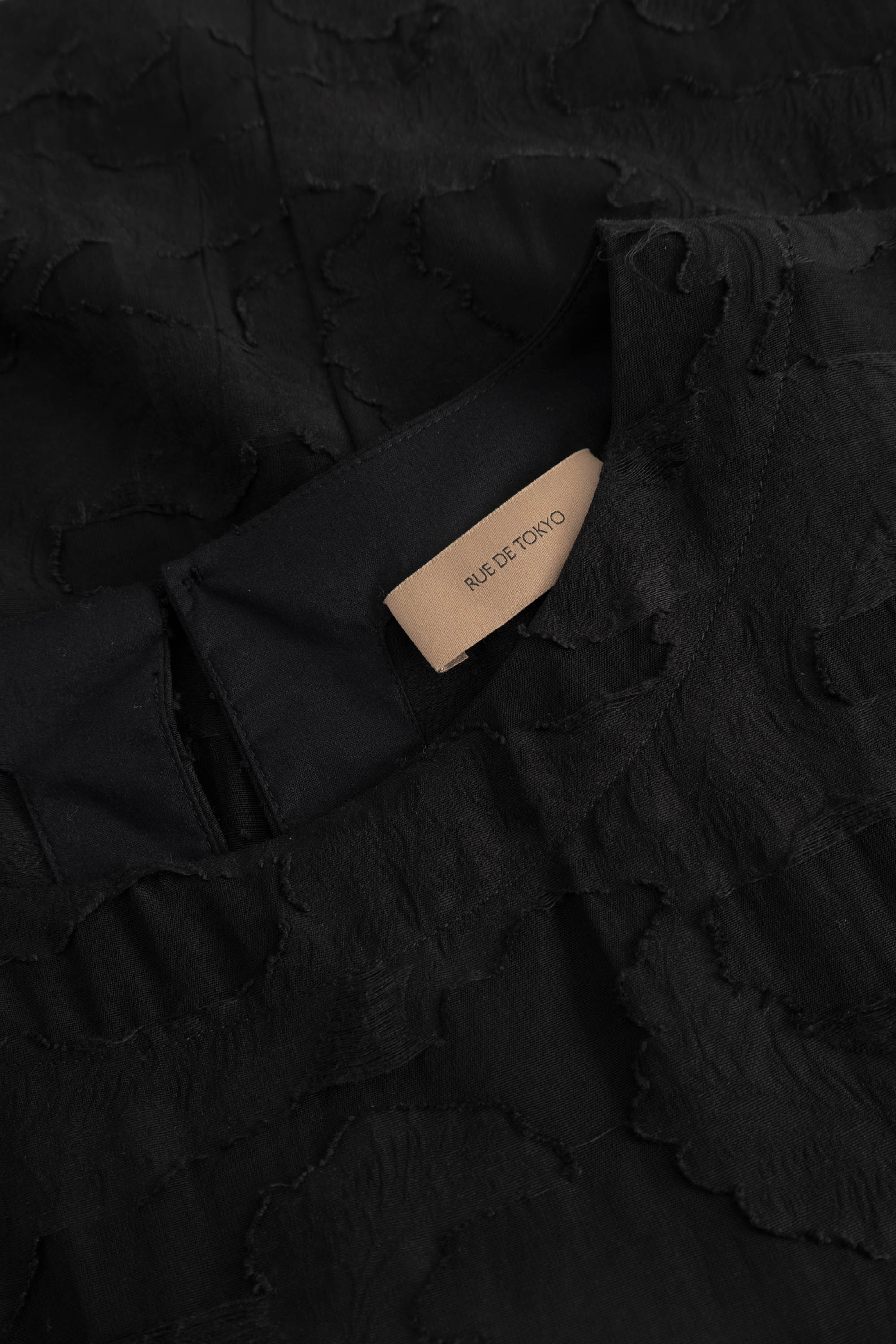 Rue de Tokyo SELIN VISCOSE LINEN Blouses BLACK