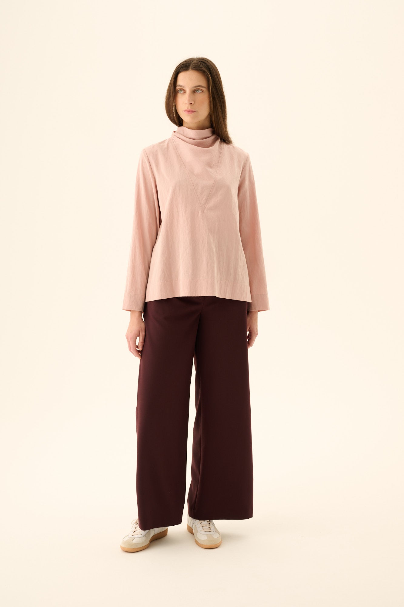 Rue de Tokyo SEMIRA CRINKLED TENCEL Blouses ROSE