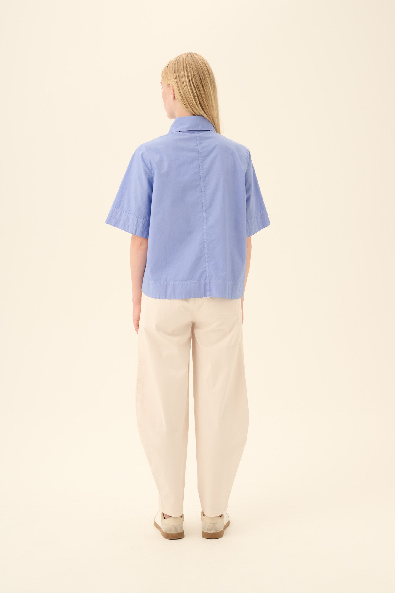Rue de Tokyo SEREN GMTD POPLIN Shirts BLUE BONNET
