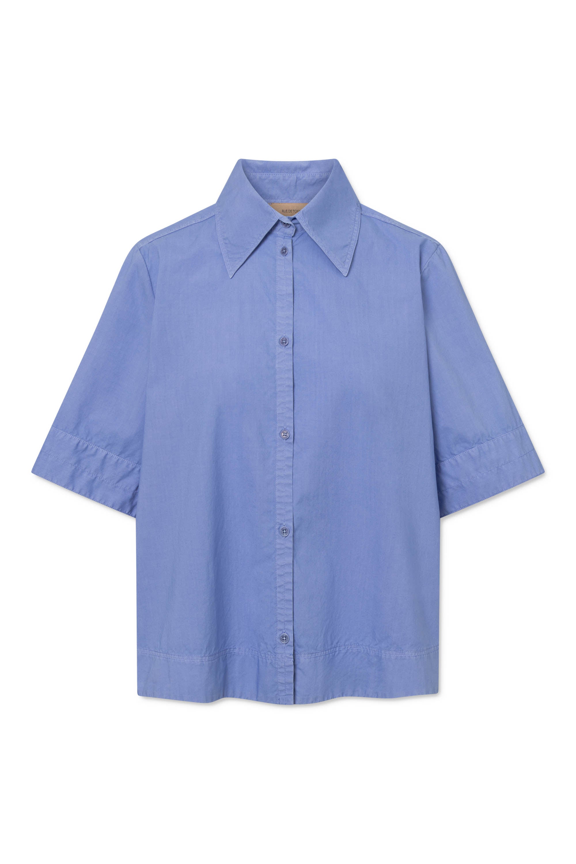 Rue de Tokyo SEREN GMTD POPLIN Shirts BLUE BONNET