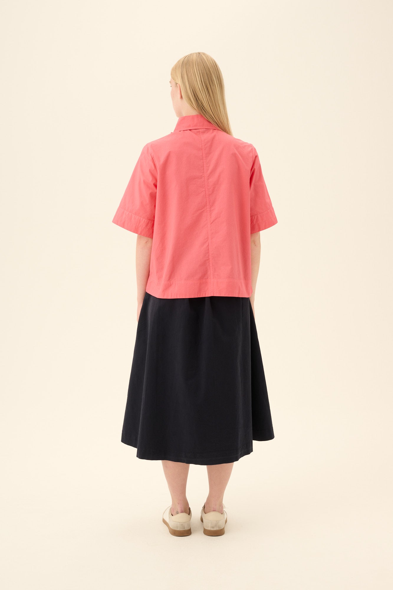 Rue de Tokyo SEREN GMTD POPLIN Shirts CORAL RED