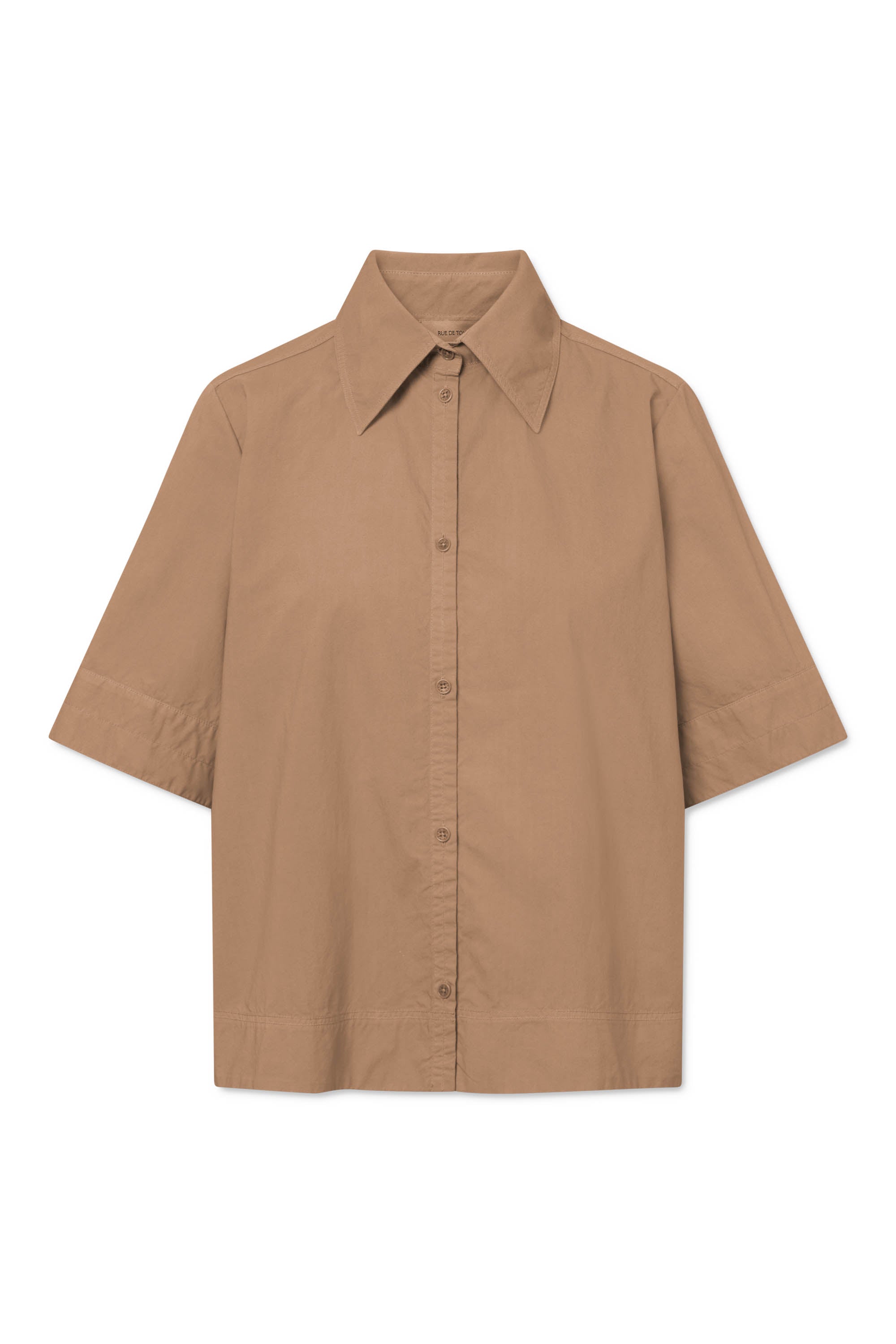 Rue de Tokyo SEREN GMTD POPLIN Shirts MOCHA