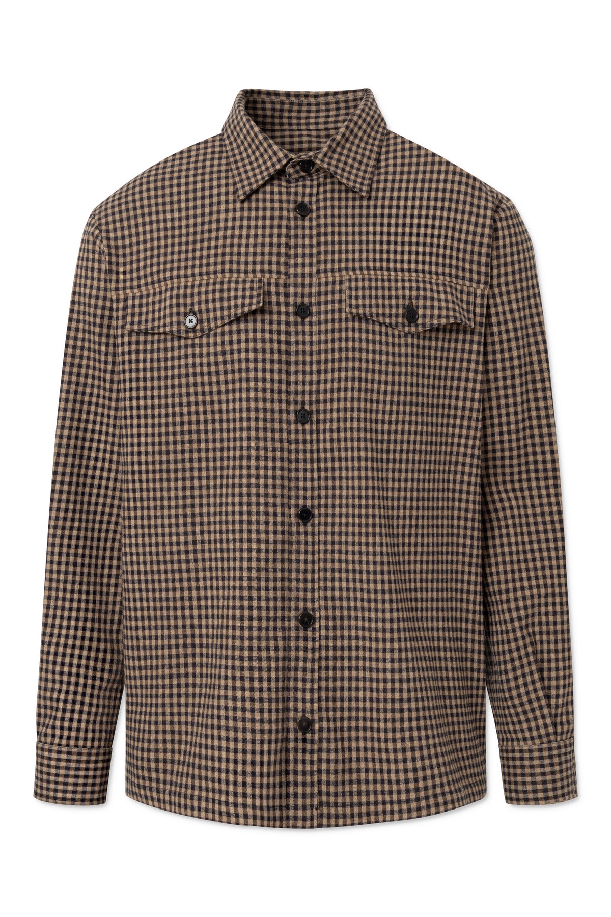 Rue de Tokyo SEVERAS SUPREME PINZA CHECK Shirts BROWN/BLACK CHECK