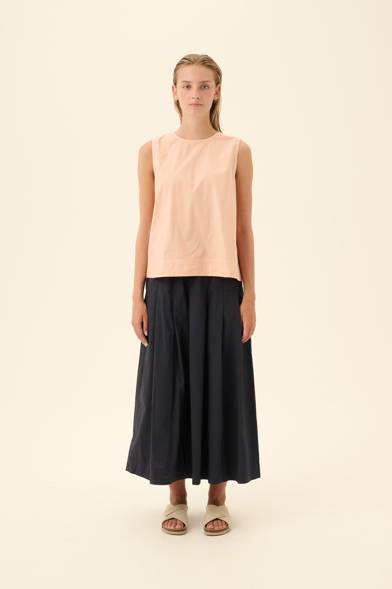 Rue de Tokyo SHARREN GMTD POPLIN Blouses BEIGE ROSE