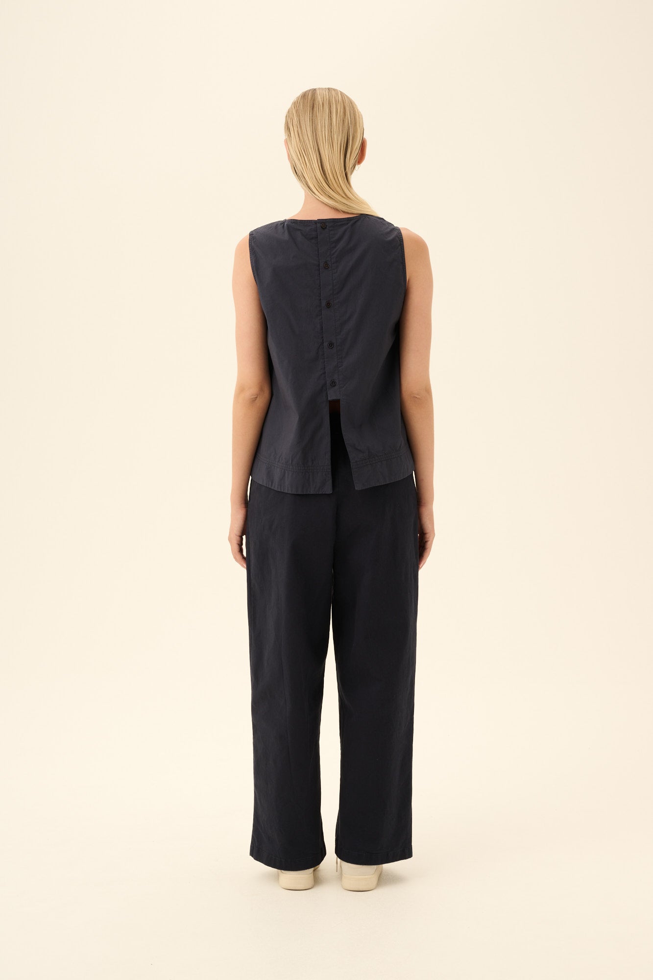 Rue de Tokyo SHARREN GMTD POPLIN Blouses DARK NAVY